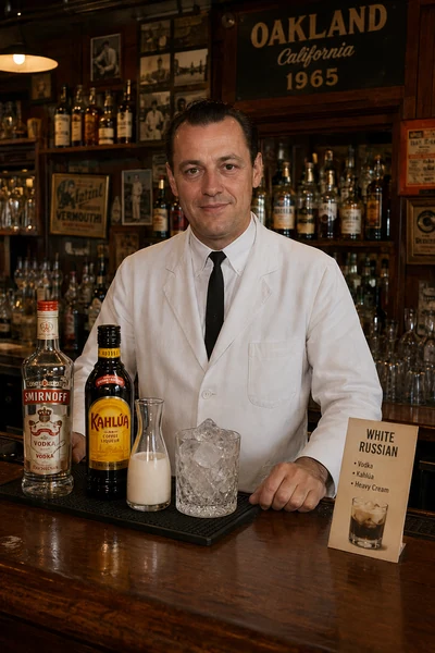 Portrait de Barman californien